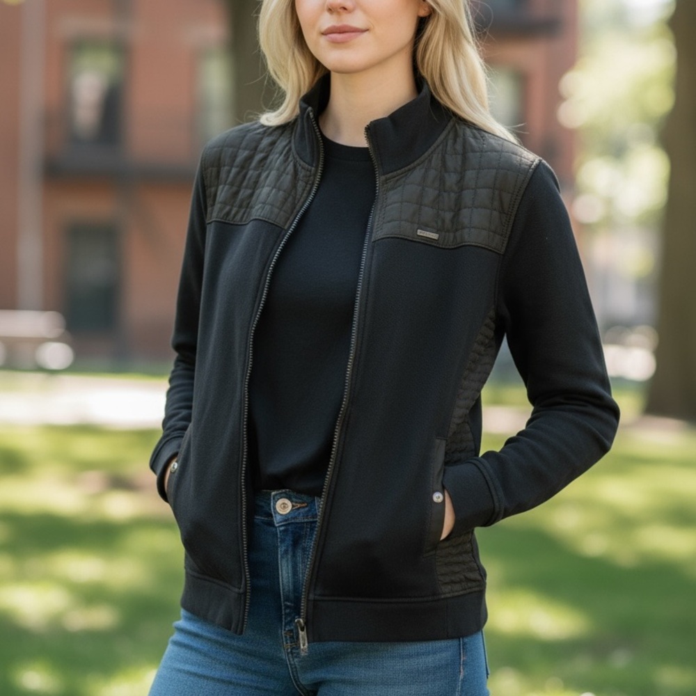 Calvin Klein Black Bomber Jacket